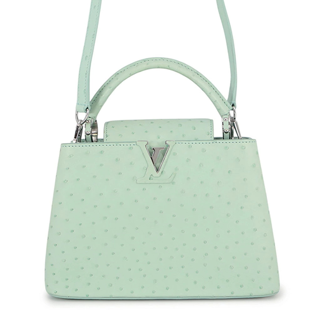Louis Vuitton Ostrich Capucines 2way Shoulder Bag